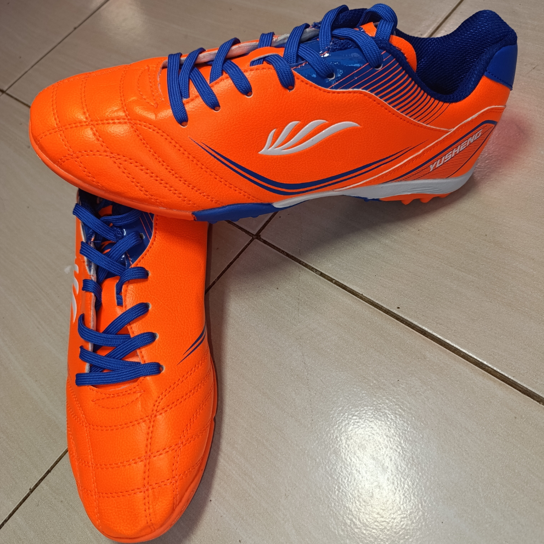 BlazeSprint Turf Trainers – Orange & Blue Edition
